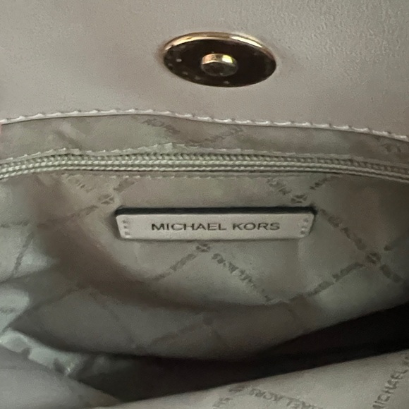 Michael Kors Women's Light Gray Satchel - Picture 5 of 13